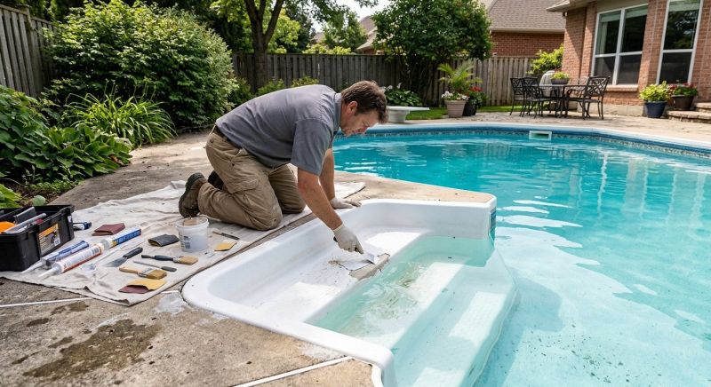 Pool Steps Repair Service