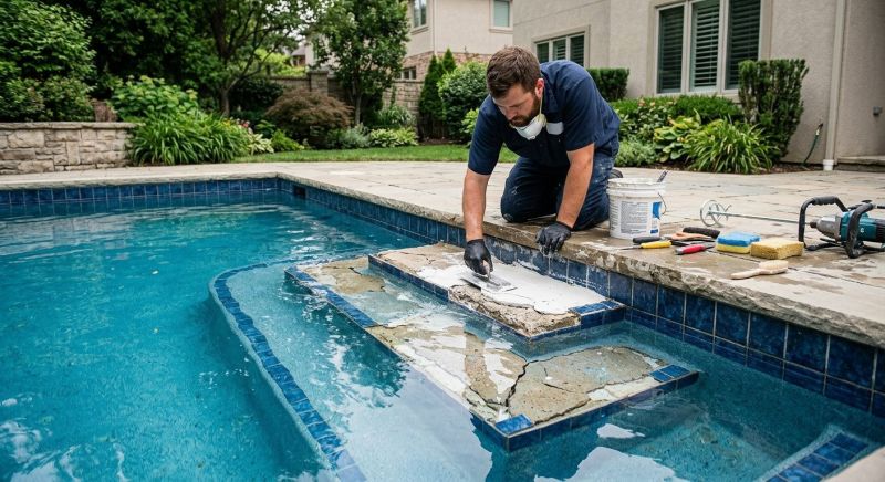 Pool Steps Repair Service