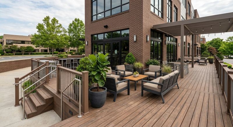 Commercial Deck Installation in Boston, MA