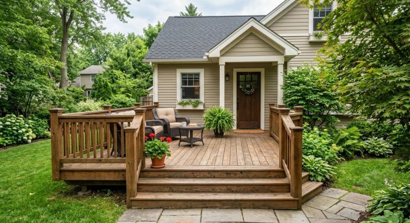 Front Deck Construction in Redmond, WA