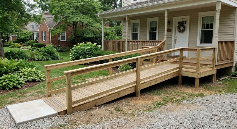 Porch Ramp Construction in Wilmington, NC