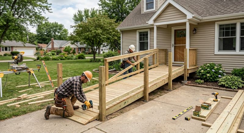 Stair Ramp Construction in Wilmington, NC